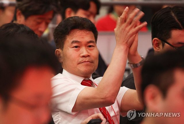 대구서 열린 국민의힘 전당대회 합동연설회 찾은 전한길