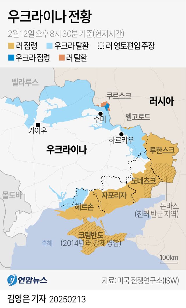 [그래픽] 우크라이나 전황