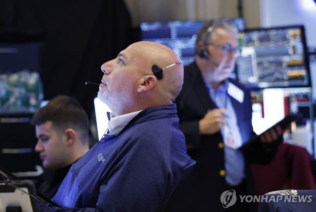 뉴욕거래소 내부 모습 [자료 사진] 