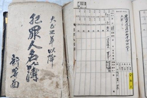 경남 산청 신등·단성 만세운동 범죄인명부