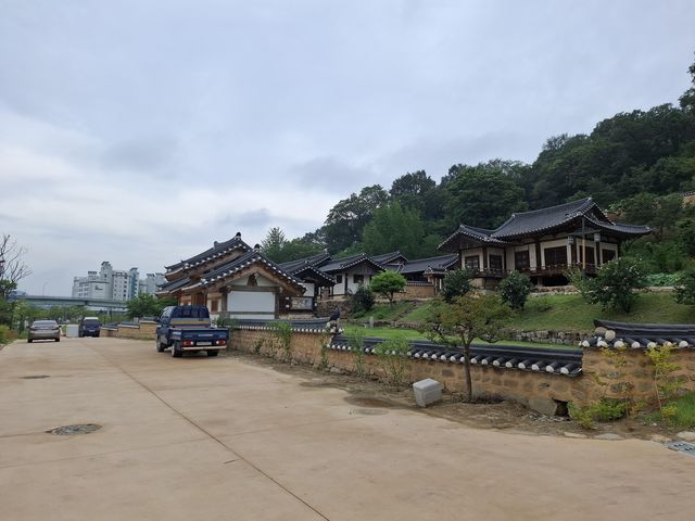 복원 중인 안동 임청각