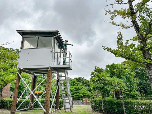 부산시민공원 내 역사테마공간 안에는 미군 부대 시절의 흔적을 남겨 전시해 놓았다. [사진/권혁창 기자]