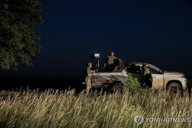 도네츠크의 우크라이나 병사들