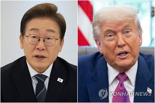 이재명 대통령(왼쪽)과 트럼프 미국 대통령