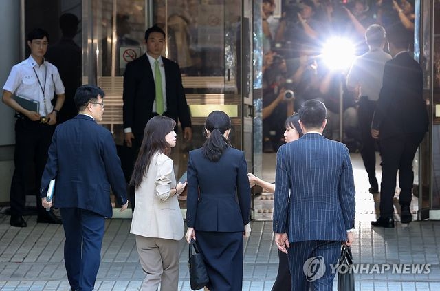 김건희 여사, 영장실질심사 출석