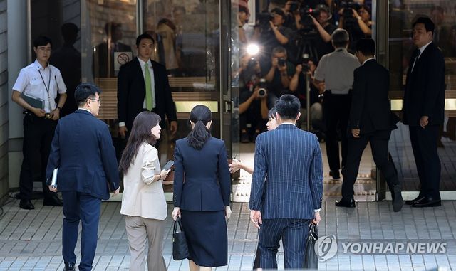 김건희 여사, 영장실질심사 출석