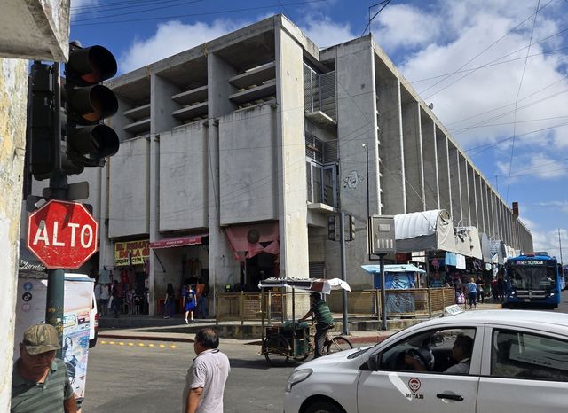 멕시코 숭무학교 군사훈련터에 자리한 산베니토 시장 전경