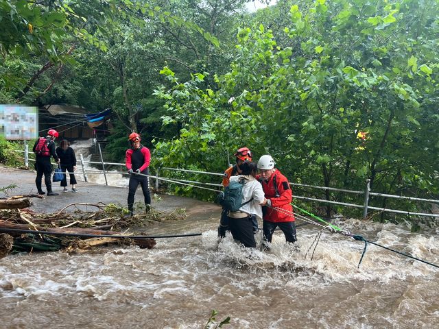 양주 산장에서 탈출