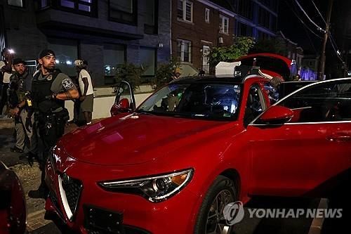 워싱턴 DC에 배치된 치안 요원들