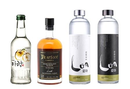 (왼쪽부터) 나주배 아락 17, 피어팩트 르네상스, 로아 19 옐로우, 로아 40 옐로우