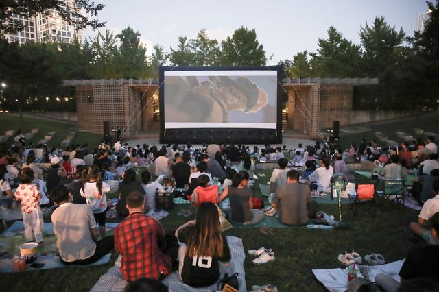 지난해 서울숲 힐링영화제 모습