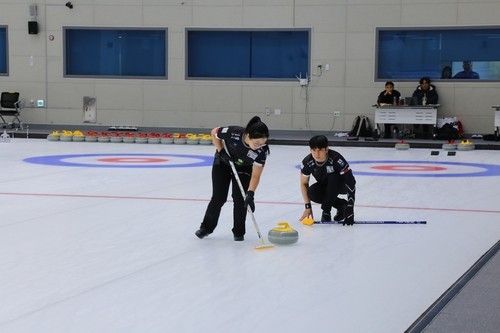 믹스더블 김선영과 정영석