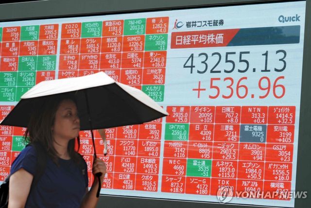 이틀 연속 최고치 기록한 일본 닛케이지수