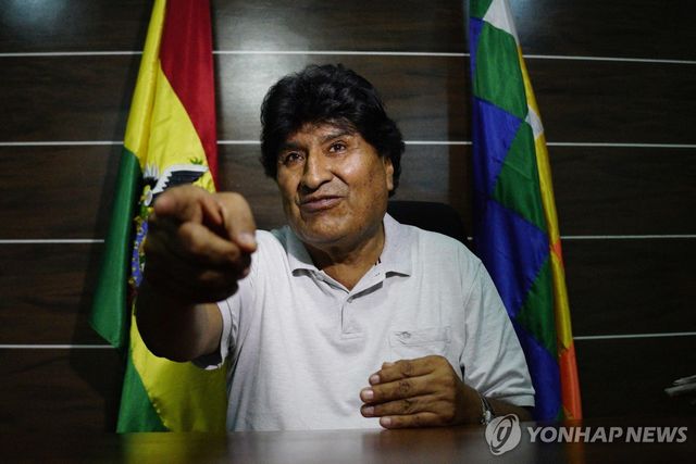 에보 모랄레스 전 볼리비아 대통령