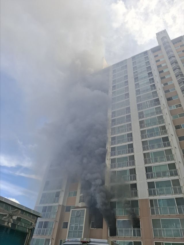 화재 당시 모습