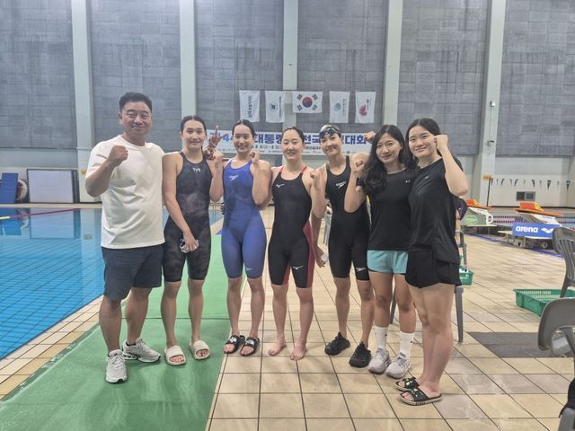 전북자치도체육회 여자 수영팀