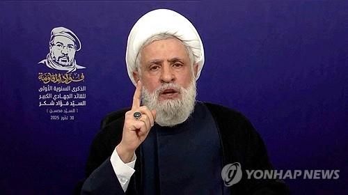 레바논 무장정파 헤즈볼라의 나임 카셈 사무총장