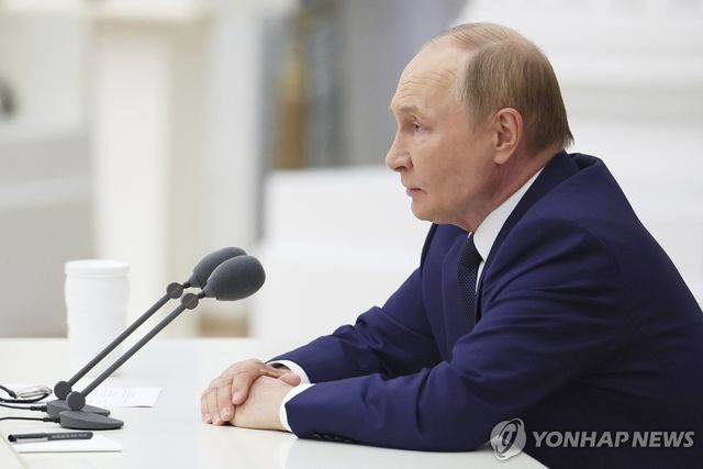 블라미디르 푸틴 러시아 대통령