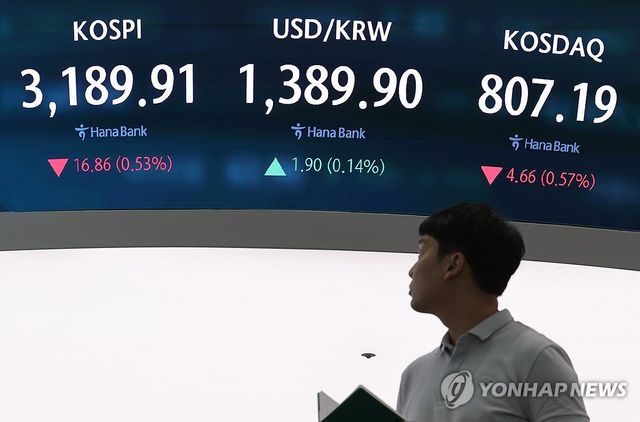 코스피·코스닥 하락 마감