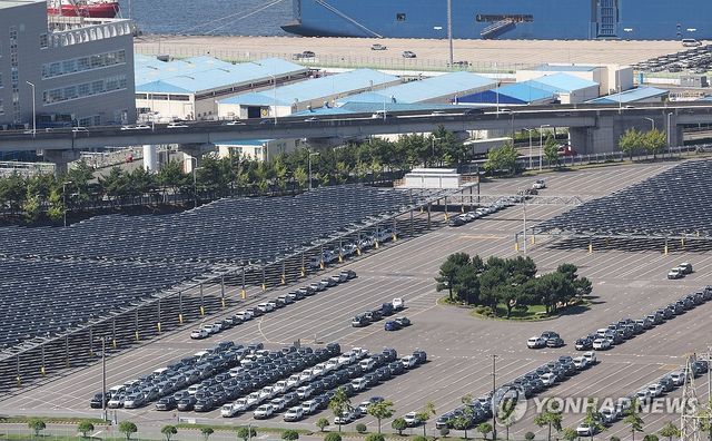 수출 기다리는 완성차