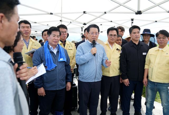 조생벼 첫 수확 행사