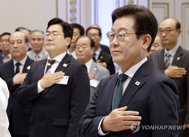 이재명 대통령, '광복 80주년, 대통령의 초대' 참석