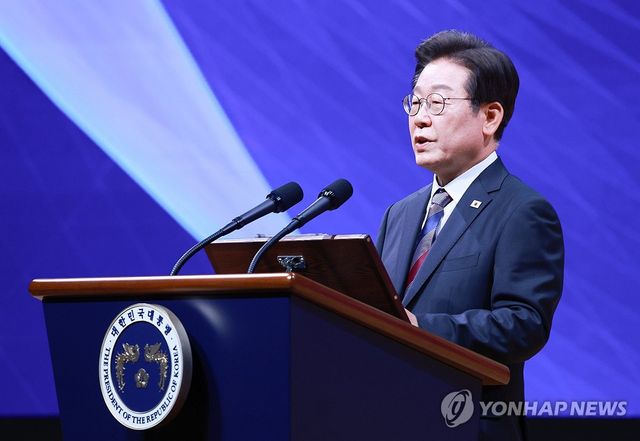 연설하는 이재명 대통령