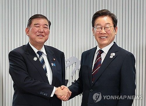 이재명 대통령, 이시바 일 총리와 한일 정상회담