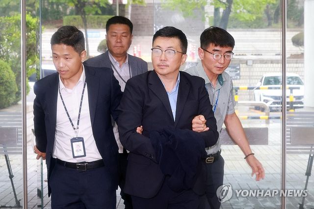 '김건희 집사' 김예성, 영장실질심사 출석