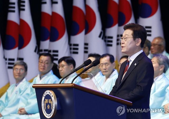 이재명 대통령, 80주년 광복절 경축사