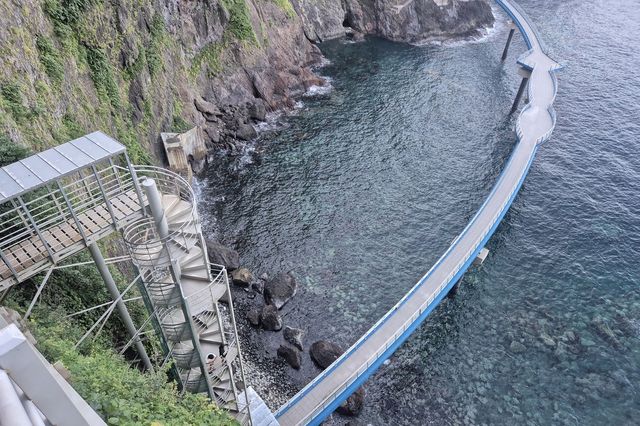 울릉 행남해안산책로 중 개방된 구간