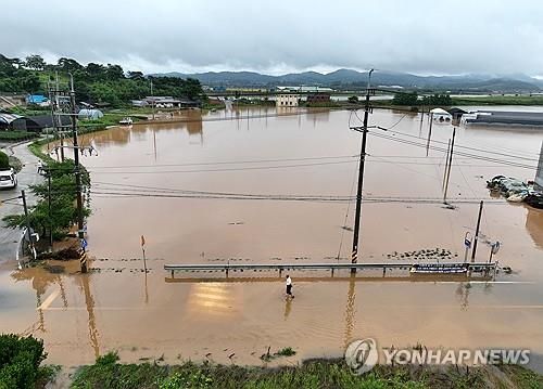 물바다 된 농경지