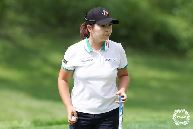 홍정민의 3라운드 경기 모습