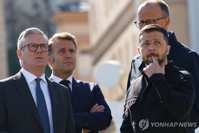 영국, 프랑스, 독일, 우크라이나 정상