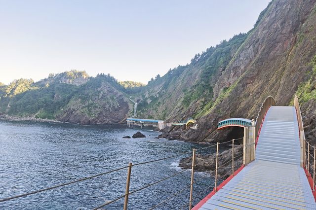 울릉 행남해안산책로 중 개방된 구간