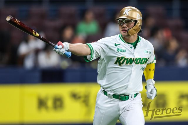 시즌 9호 홈런을 친 키움 임지열