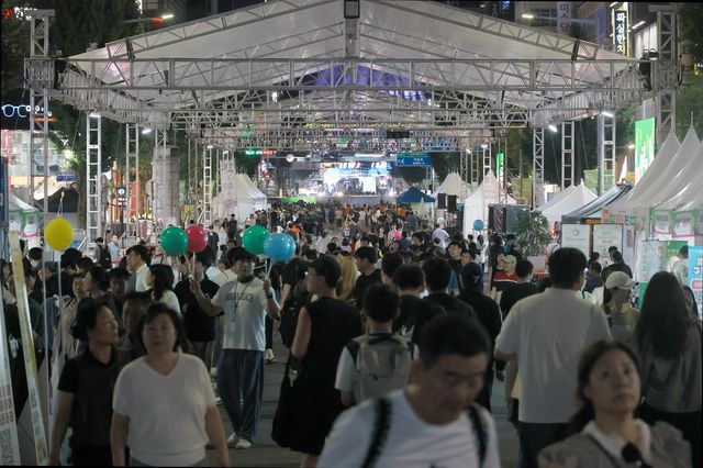 대전 0시 축제 현장