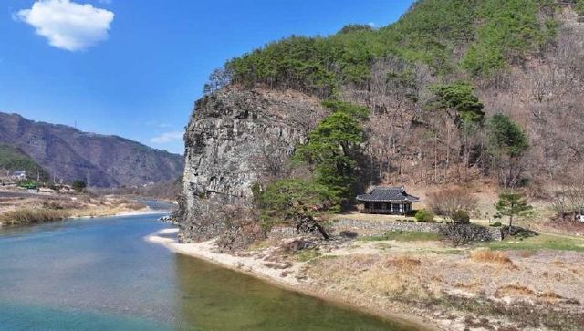 고산정과 가송협 전경