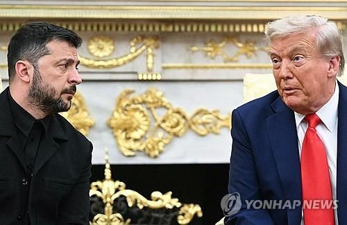 트럼프 대통령과 젤렌스키 대통령