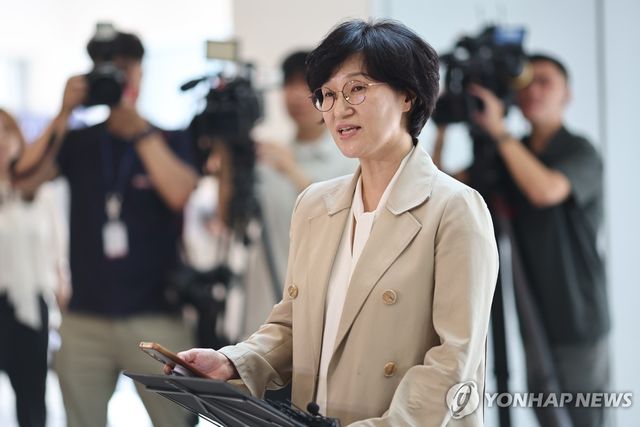 소감 밝히는 원민경 여성가족부 장관 후보자