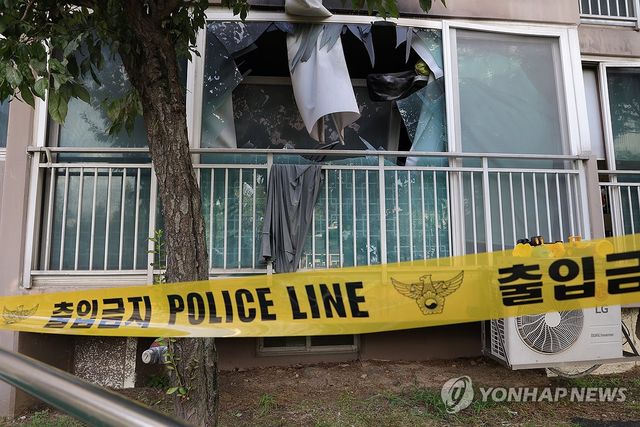 동두천에서 배터리 발화 추정 화재