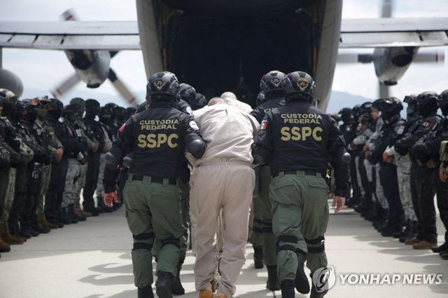 마약 밀매 멕시코 수감자 미국으로 인도