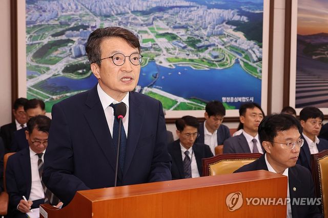 제안설명하는 김의겸 새만금개발청장