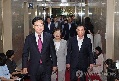 우원식 국회의장 방문하는 국민의힘