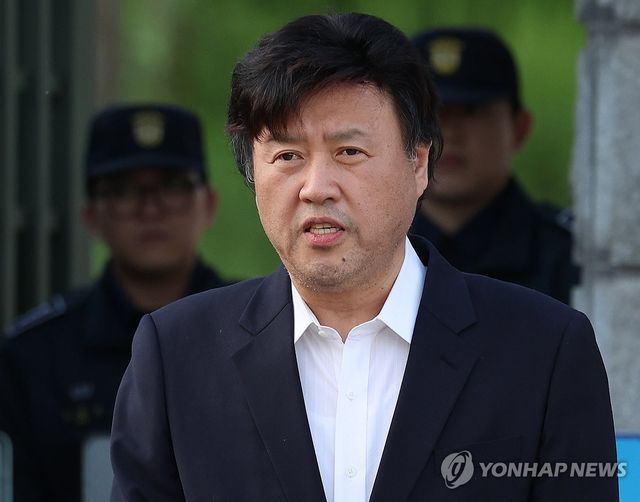 2024년 5월 보석 석방된 김용 전 부원장 모습