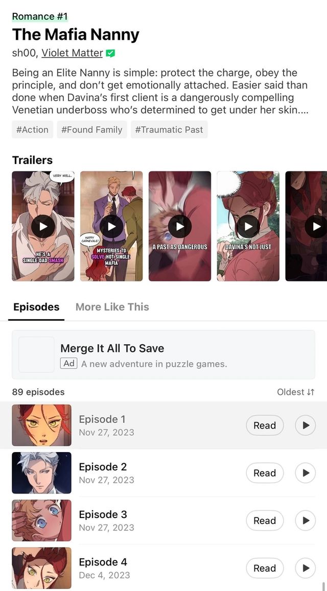 네이버웹툰 비디오 에피소드 서비스