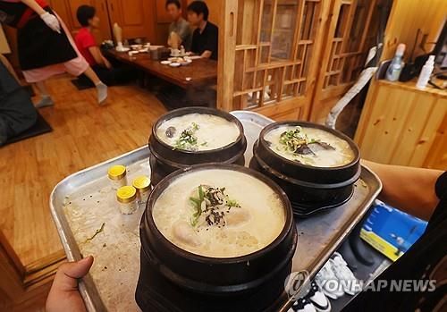 서울지역 7월 냉면·삼계탕 포함 5개 품목 외식비 또 올라 