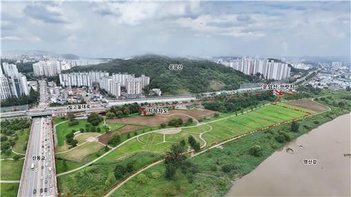 광주 영산강 익사이팅존 사업대상지