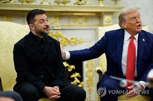젤렌스키 대통령과 트럼프 대통령