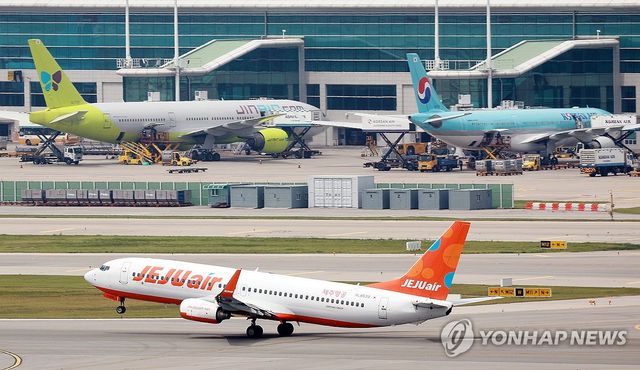 국내 LCC 항공기들